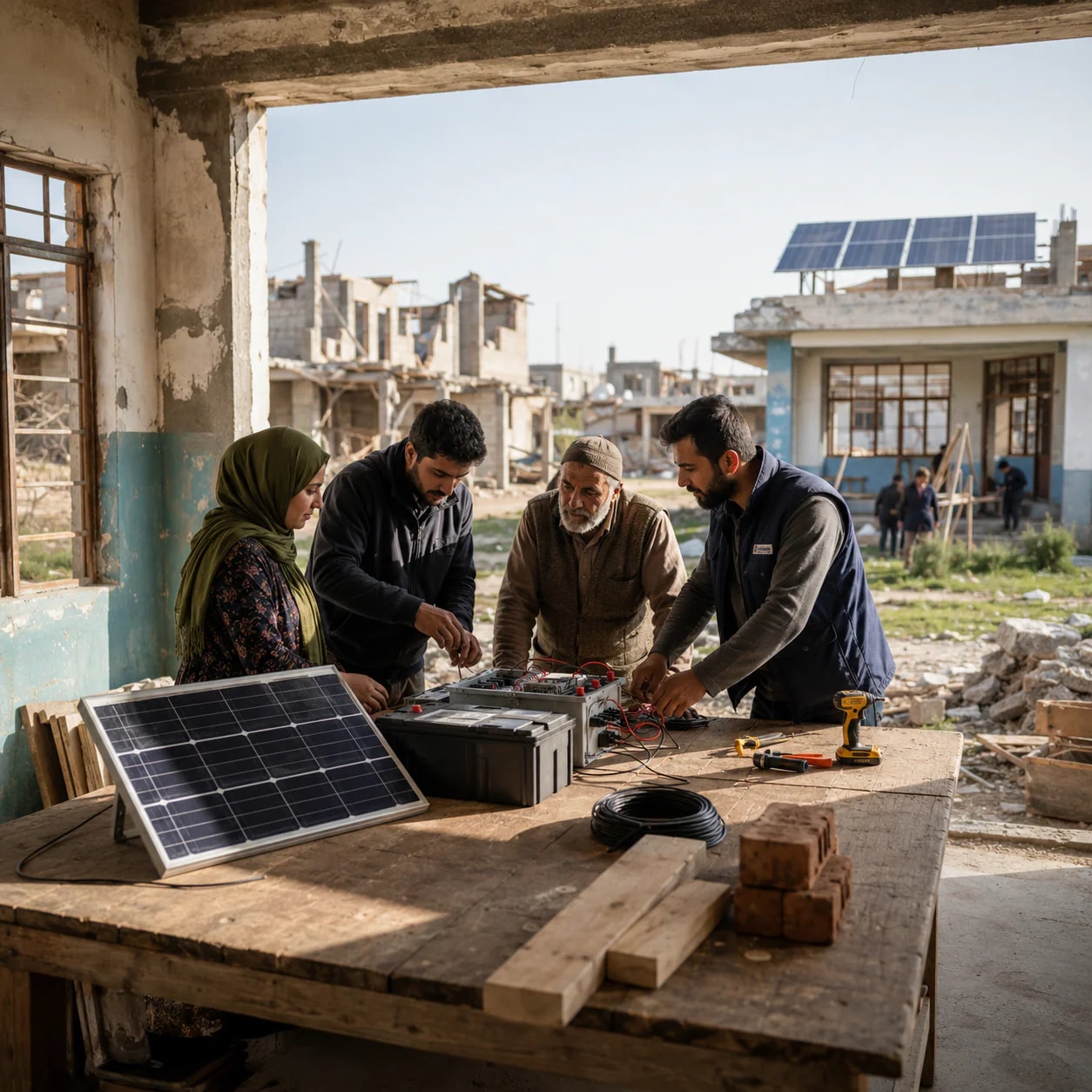 Community Solar Supports Post-Conflict Rebuilding: Potential, Constraints and Evidence Gaps