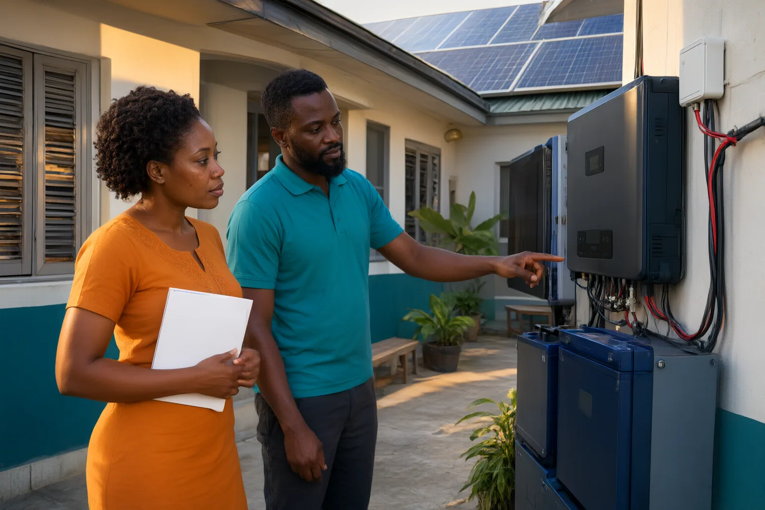 Editorial scene showing practical next steps for How Nigerian Households Can Evaluate a Solar Installer and System Proposal