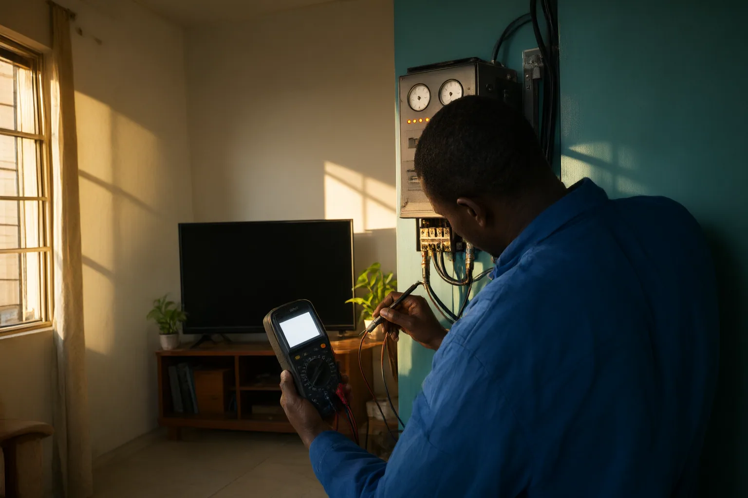 Editorial scene showing practical next steps for How Nigerian Households Can Protect Appliances From Voltage Fluctuations and Power Surges