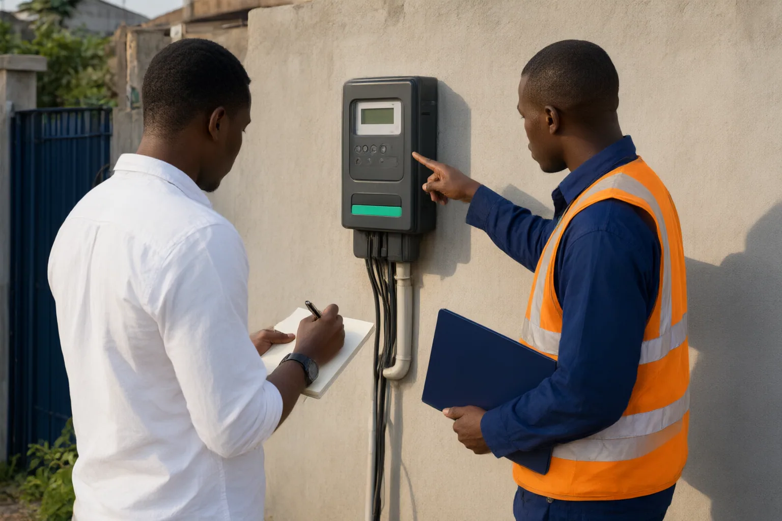 Editorial scene showing practical next steps for How a New Tenant Can Verify and Resolve Electricity Debt Attached to a Nigerian Property