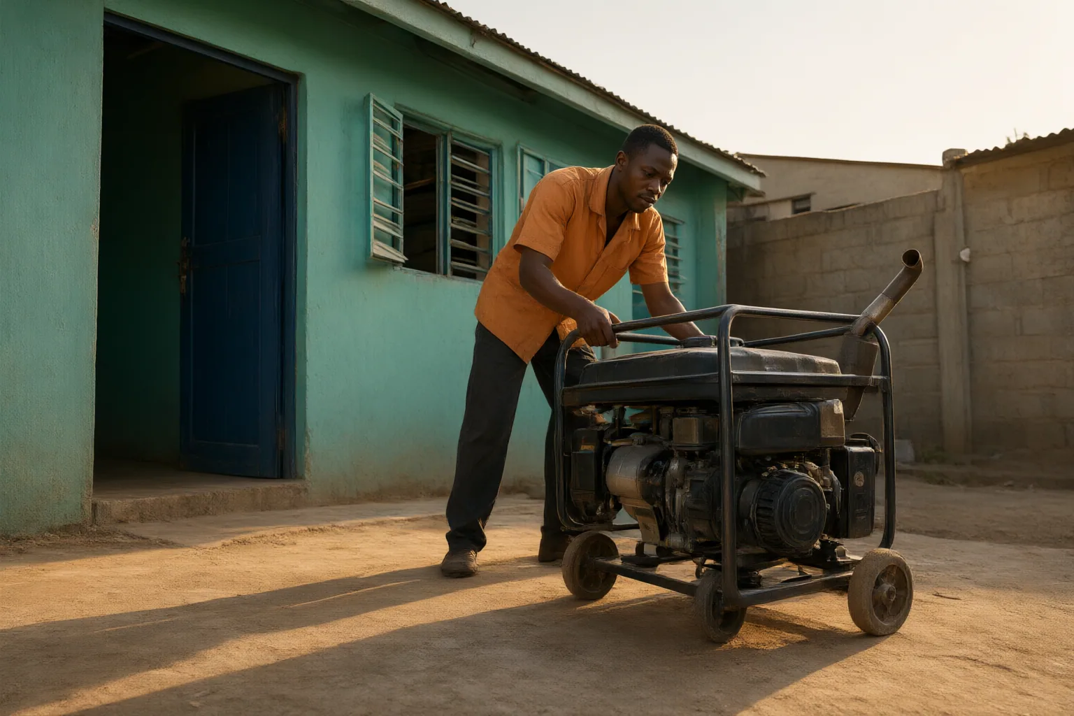 Editorial scene showing practical next steps for How Nigerian Households Can Reduce Generator Carbon Monoxide Exposure During Outages