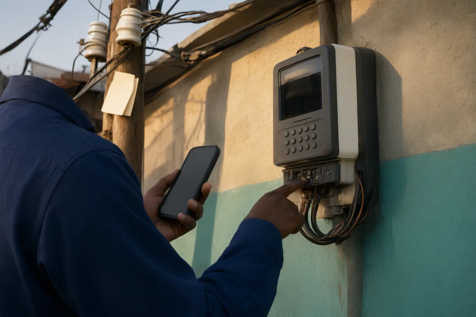 Editorial scene showing practical next steps for How to Assess a Shortened Link in a Nigerian Electricity Service Notice Before Opening It