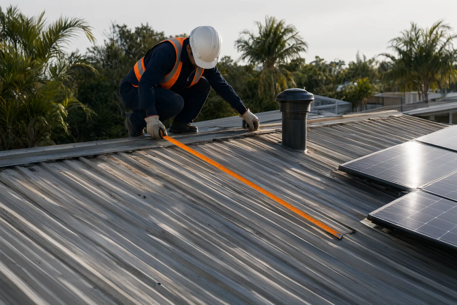 Editorial scene showing practical next steps for How to Calculate Whether Your Existing Roof Space Can Fit a Planned Solar Array
