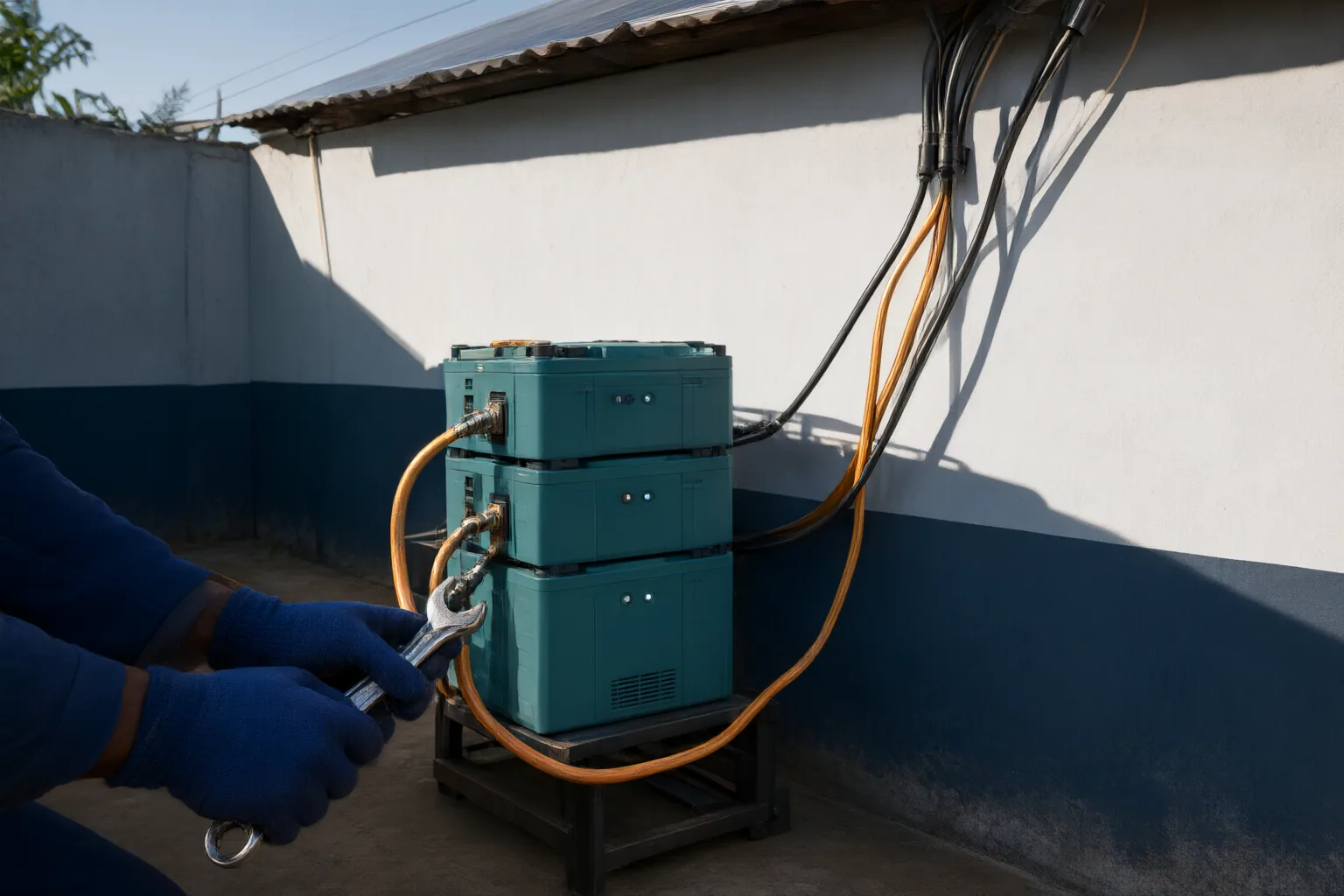 Editorial scene showing practical next steps for Solar Generation vs Battery Storage in a Nigerian Home Power System
