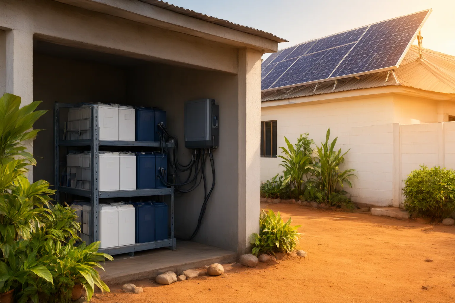 Original editorial hero image for Solar Generation vs Battery Storage in a Nigerian Home Power System